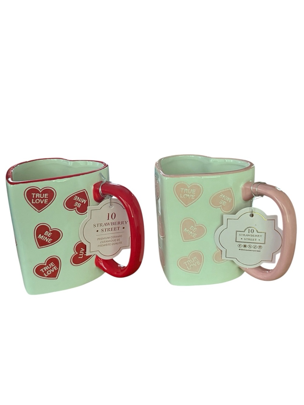 Conversation Heart Candy Ceramic Mug - Choose 1